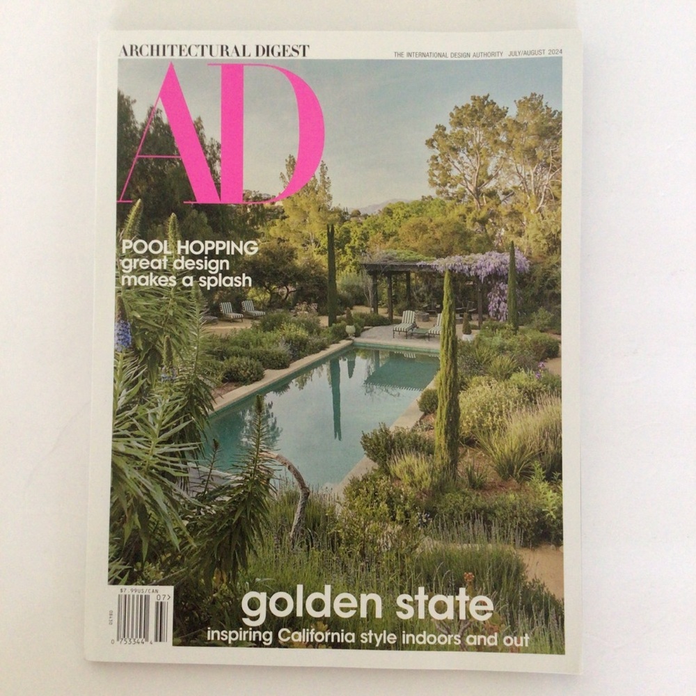 ARCHITECTURAL DIGEST JULY/AUGUST 2024 MAGAZINE ISSUE NWT